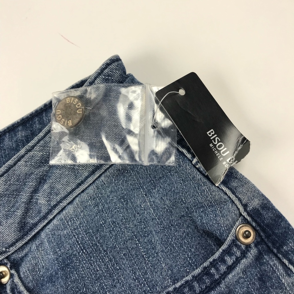 NWT Bisou Bisou Womens Flare Blue Jeans - Picture 8 of 8